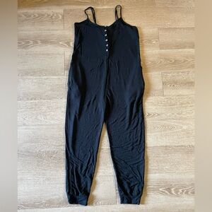 Colsie black spaghetti strap jumpsuit